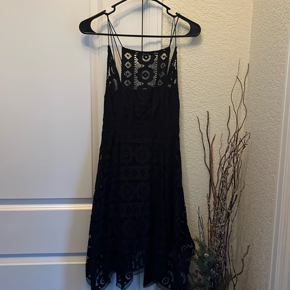 Free people Black mini dress - Picture 1 of 6
